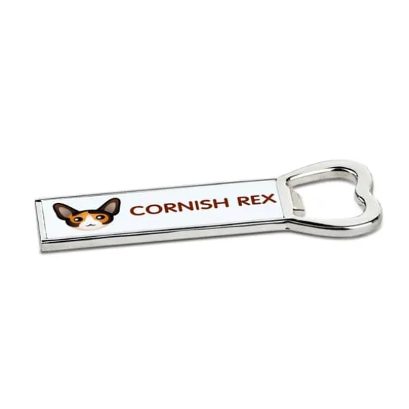 Cornish Rex - öppnare med grafik och märket Art-Dog