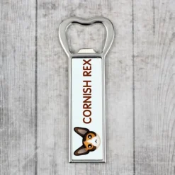 Cornish Rex - öppnare med grafik och märket Art-Dog
