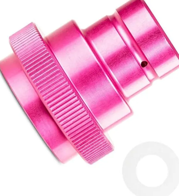 CO2 Snabbkoppling till SodaMaker - Universell Adapter för Terra/Art/TR21-4 | Blå Cylinder & Vattenkarbonator - Rosaröd