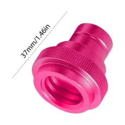 CO2 Snabbkoppling till SodaMaker - Universell Adapter för Terra/Art/TR21-4 | Blå Cylinder & Vattenkarbonator - Rosaröd