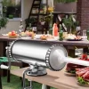 COSTWAY 3L Korvstoppare Köttfärskorvmaskin 3 x rör (Ø 15/19/22 mm) Rostfritt stål
