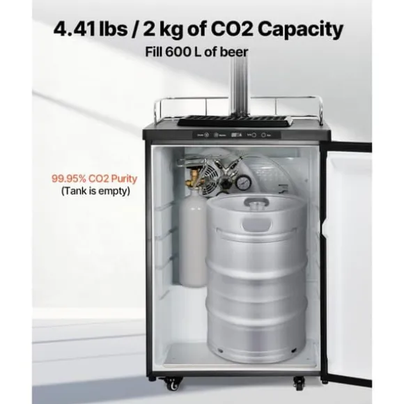 CO2-tank 4,41 lbs, Aluminiumslegeringscylinder, DIN477-ventil, TUV-godkänd