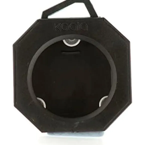 Coupe-Capsule - KOALA - Grundläggande - 6 delar - 100% hygienisk - Svart - 6 x 5 cm