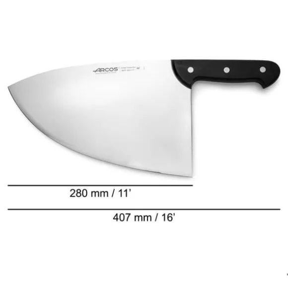 Couperet - ARCOS - 287400 - Rostfritt Stål - Handtag POM - Blad 28 cm