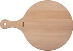 Cozze® pizzaskärbräda med handtag Ø350 mm bok