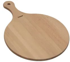 Cozze® pizzaskärbräda med handtag Ø350 mm bok