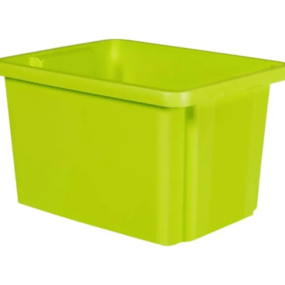 Curver 225499 Vridstapelbehållare ESSENTIALS Drehstapelbox 26L, grün stapelbar Grön 1 st