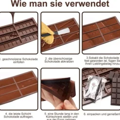 DAILIENFUS Silikon Dubai Chokladform Set med Tillbehör
