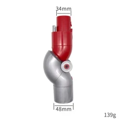 Dammsugaradapter Vinkeladapter för svåråtkomliga områden Kompatibel med Dyson V10 Slim och V12 Slim