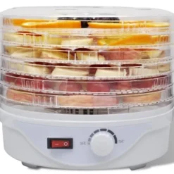 Dehydrator med 6 stapelbara brickor (runda)