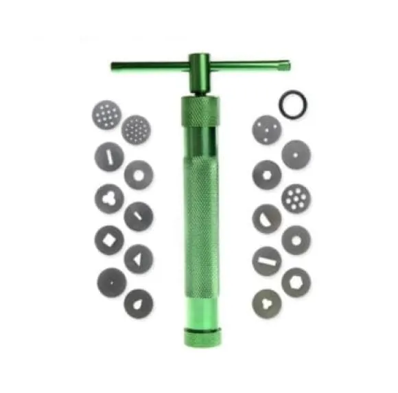 Dekorator för sockerpasta, plastglasyr, lerextruder