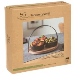 4-delad aperitifset