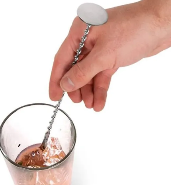 10 delar cocktailset, barset, shaker 750 ml - Rostfritt stål Silver