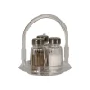 3-delat set med kryddburkar, CHROME LINE