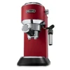 De'Longhi DEDICA EC 685.R - Kaffemaskin med mjölkskummare - 15 bar - röd