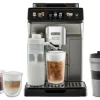 De'Longhi Eletta Explore ECAM450.86.T - Automatisk kaffekokare med mjölkskummare - 19 bar - titan