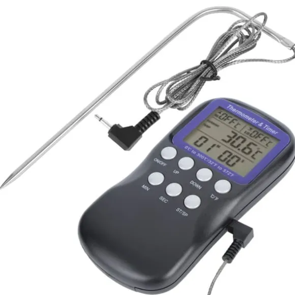 Digital Elektrisk Mattermometer för Ugn Grill Grill Matlagning Kökstillbehör