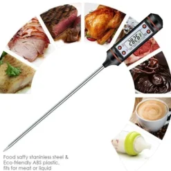 Digital Kökstermometer för Mat, BBQ & Vätskor Stektermometer