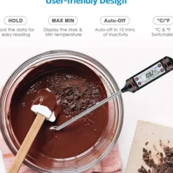 Digital Kökstermometer för Mat, BBQ & Vätskor Stektermometer