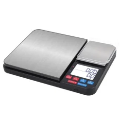 Digital köksvåg med dubbla vägplattor 10 kg/1g och 500g/0.01g
