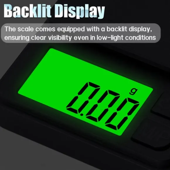 Digital köksvåg / smyckesvåg 500 g/0,01 g