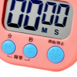 Digital klocka Timer Klassrum Kök Magnetisk stoppur för barn Matlagning Bakning Kokande ägg Sport Rosa