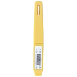 Digital mattermometer med hög precision - automatisk kalibrering, pennstil, gul