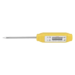 Digital mattermometer med hög precision - automatisk kalibrering, pennstil, gul