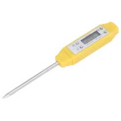 Digital mattermometer med hög precision - automatisk kalibrering, pennstil, gul