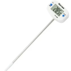 Digital Stektermometer | Kökstermometer för Mat, BBQ & Vätskor Vit