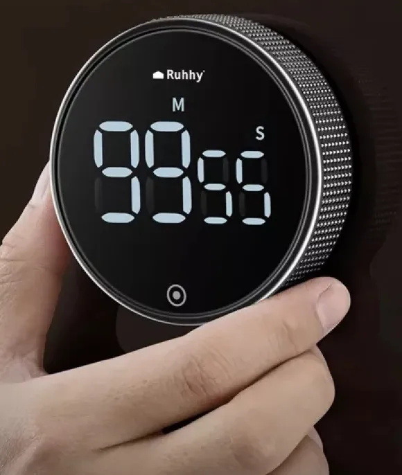Digital Timer med Magnet & LCD-display - Kökstimer