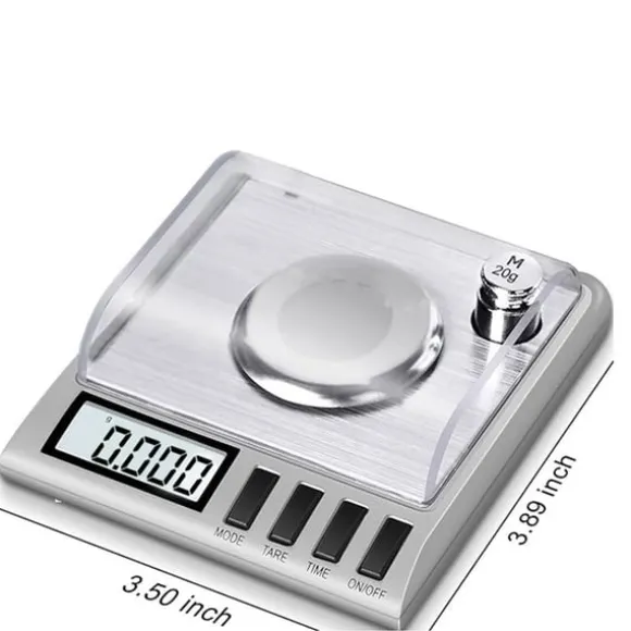 Digital Våg: 50g/0.001g med Kalibreringsvikt