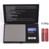 Digital våg 0,01g - 200g pocketscale digitalvåg inkl. batterier