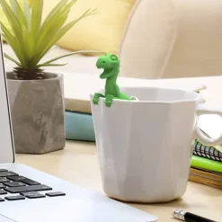 Dinosaurieformat tefilter Silikon tesil Värmebeständig Härlig Dinosaurieformad Tesil