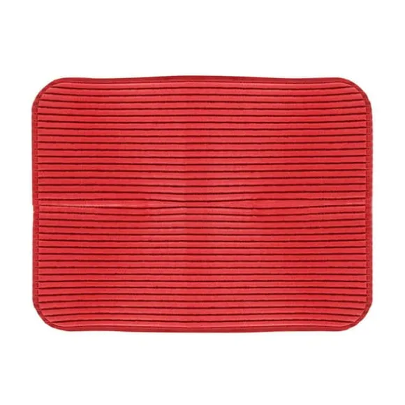 DISH MAT avlopp RÖD 45,5 x 18 cm
