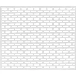 Diskbänksmatta Gummi Vit Grid Insatsdyna 33x28 cm