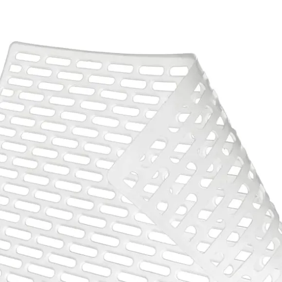 Diskbänksmatta Gummi Vit Grid Insatsdyna 33x28 cm