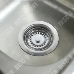 Diskho - Rostfritt stål - Set med 2 - 80 mm - Silver - Avfallfiltrering
