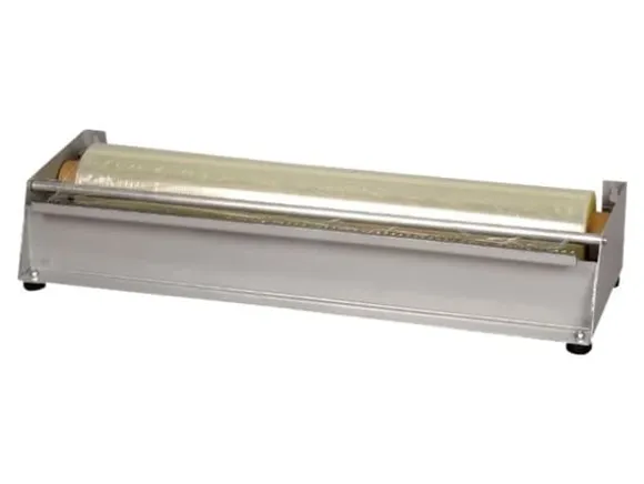 Dispenser, ABENA Cater-Line, 45 cm x 16 x 8 m, silver, stål, med sågblad, för film