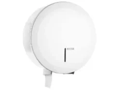 Dispenser Toiletpapir Katrin Jumbo Midi/Maxi med Lås Metal Hvid