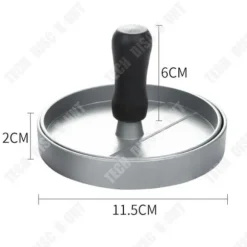 DIY-burgerform - TD® - Burgarpresser - Tjock aluminium - Kökstillbehör - Lätt att använda