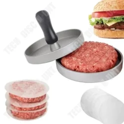 DIY-burgerform - TD® - Burgarpresser - Tjock aluminium - Kökstillbehör - Lätt att använda