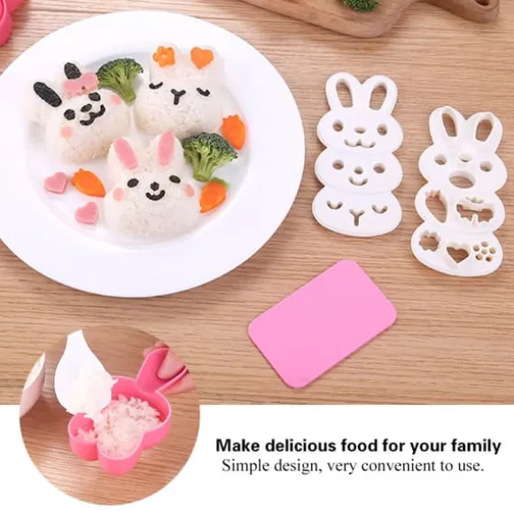 DIY kaninform livsmedelskvalitet PP-material sushi risrulle bentoform hantverksrisrulleform