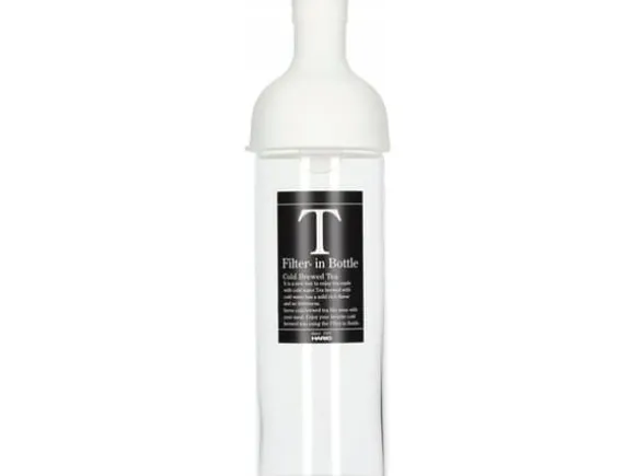 Dricksflaska Hario - Flaska med filtrerat kallbryggt te, vit 750 ml