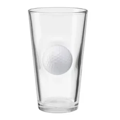 Dricksglas med golfboll