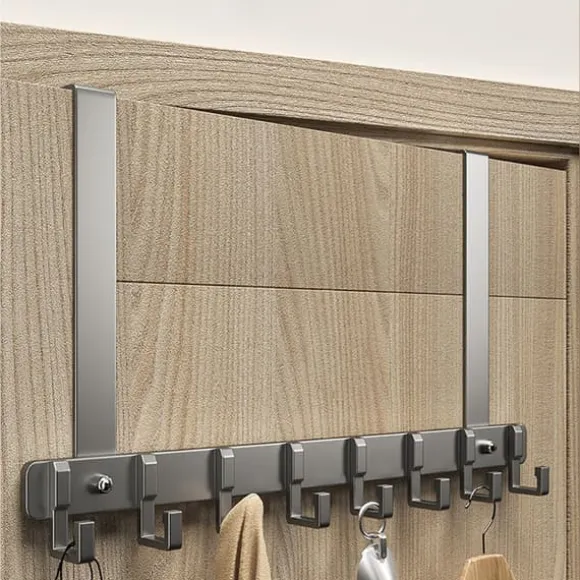 Dörrhängare i aluminium med 5 krokar – 32 cm