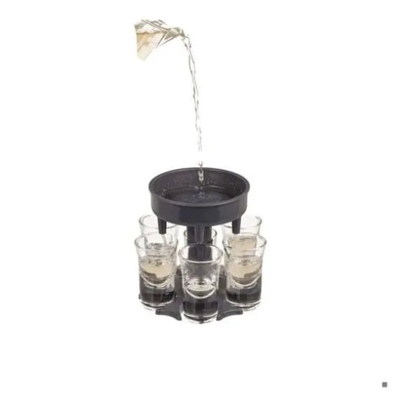 Dryckesautomat med 6 snapsglas cocktaildispenser