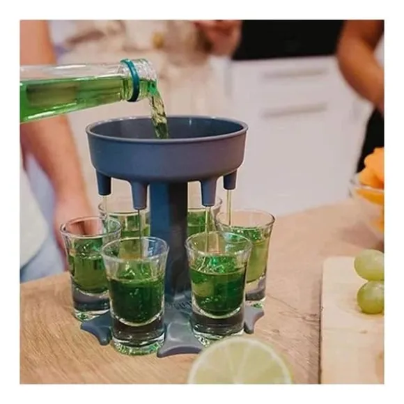 Dryckesautomat med 6 snapsglas cocktaildispenser