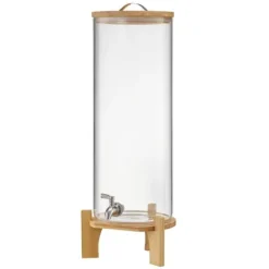 Dryckesdispenser 13L, Fester Glasdispenser, inkluderar Stativ, Idealisk för Hem och Evenemang