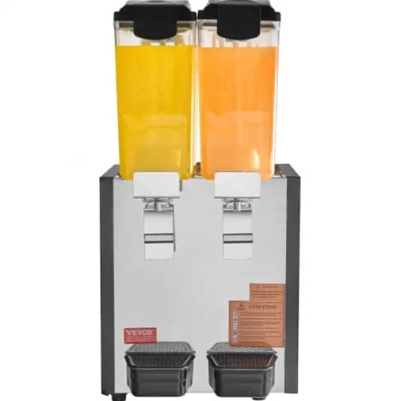 Dryckesdispenser, 20 L, 33x40,5x69 cm, rostfritt stål